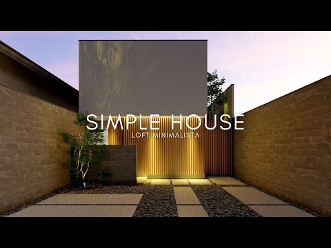 LOFT MINIMALISTA DE 5X8 METROS SIMPLE HOUSE