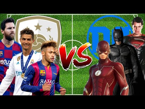 Ronaldo Messi Neymar vs Justice League  💪