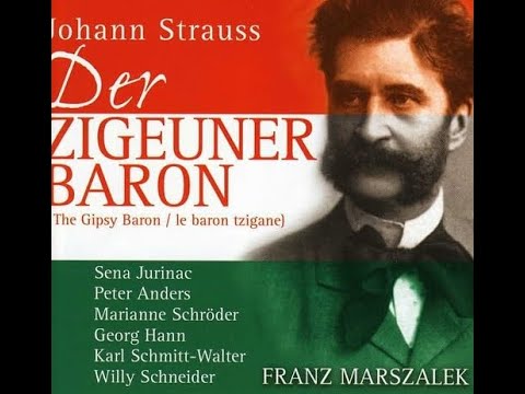Johann Strauß: Der Zigeunerbaron (Highlights) mit Peter Anders, Sena Jurinac u.a.