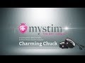 Утяжка для пеніса Mystim Charming Chuck, два регульованих текстильних ременя з електродами