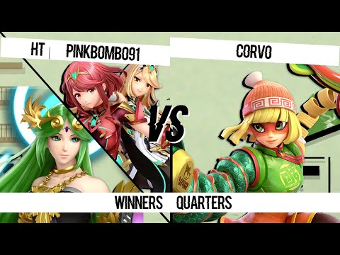 @pinkbombo91 (Pythra, Palutena) vs. Corvo (MinMin) - Winners Quarters - Flatty Apr 2022