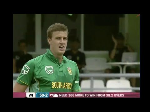 Morne Morkel 4/21 vs West Indies 3rd Odi 2010 at Dominica