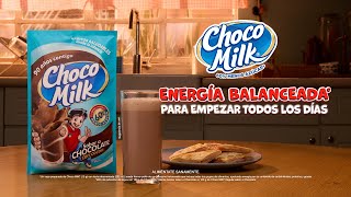 Choco Milk Acompaña su desayuno con un vaso de Choco Milk®.