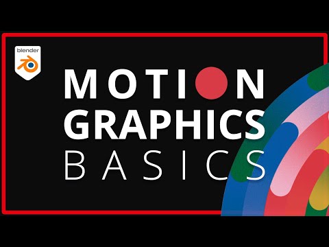 Blender Creating Motion Graphics Tutorial Beginner Basic 1