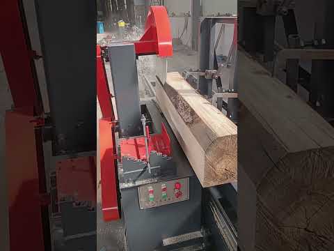 Automatic Wood Cutting Machine: Precision Tree Slicing in Seconds!