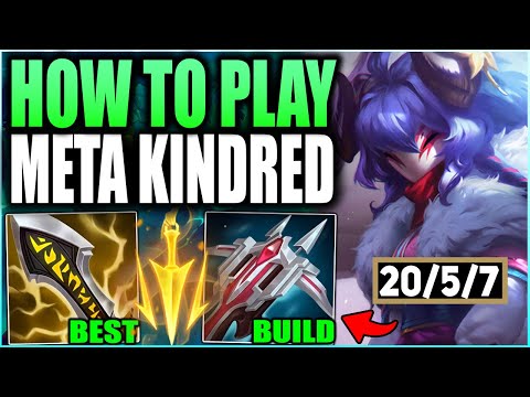 How To Play Meta Crit Kindred In season 13! Informative Kindred Gameplay! - League of Legends