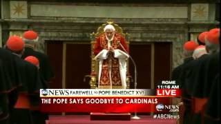 Petrus Romanus : Cardinal Angelo Sodano summons the Angel of the Apocalypse (Feb 28, 2013)