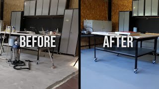 Paint Workshop Floor with Rustoleum Epoxy Shield 5200 Ultra