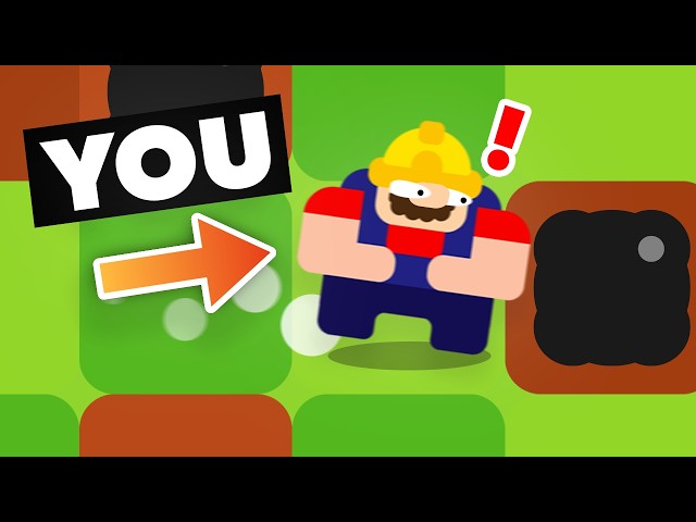 I Remade Minesweeper but you control the Miner