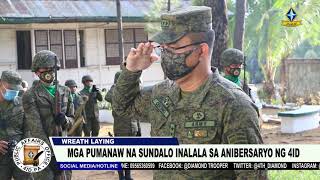 Mga Pumanaw na Sundalo Inaalala sa Araw ng Anibersaryo ng 4ID