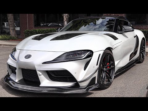 Installing THE BEST Front Lip & Canards for a Toyota Supra!