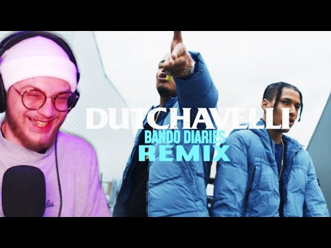 Dutchavelli - Bando Diaries (Remix) ft. OneFour, Kekra, Noizy & DIVINE [REACTION] | #LucaReacts