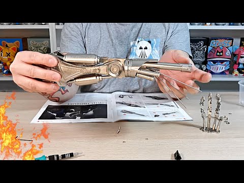 Build The Terminator T-800 Issue 82 - Assemble The Left Forearm & Left Hand (Speed Build)