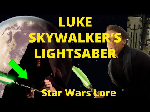 How Luke Skywalker Made his Green Lightsaber | Star Wars Lore