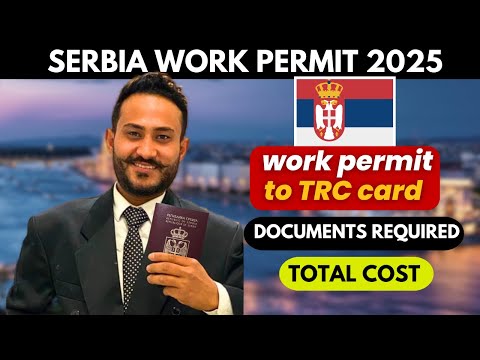 Serbia work permit to TRC card || Serbia work Permit Visa 2025 | Serbia D-Visa