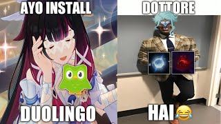 GAME INI UPDATE APAPUN SELAIN TOMBOL SKIP 😂 | GENSHIN IMPACT X DUOLINGO