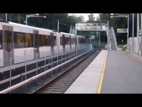 Oslo-Akershus T-bane - Linje 2: Ringstabekk T banestasjon [HD]