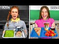 My Daughter Eats 100 YEARS Of SCHOOL LUNCHES Ft Harper Zilmer