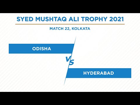 Odisha vs Hyderabad  | Syed Mushtaq Ali Trophy 2021 | Match 22 | Quick Highlights