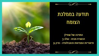 תיאוריות המציאות – פרק 9: האם לצמחים יש מודעות?