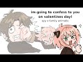 i'm going to confess to you on valentines day - damian and anya (spy x family animatic)