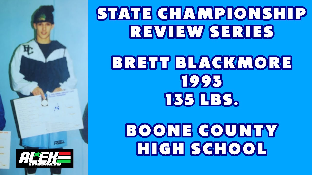 State Wrestling Championship match review w/ Brett Blackmore (Boone County HS; 1993 135 lbs.)