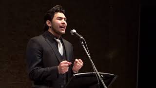 Guilherme Assuncao (singer who works at Russos Market) performing Hallelujah on New Years Day - 2018