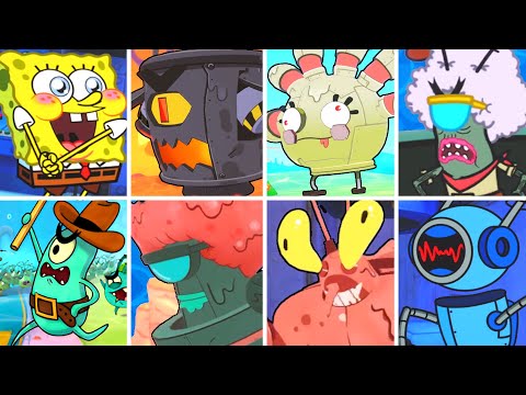 SpongeBob Patty Pursuit 2 - All Bosses (No Damage)