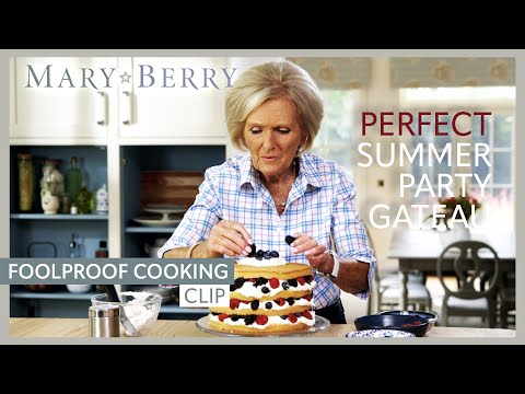 The Perfect Summer Party Dessert | Mary Berry's Foolproof Cooking | Mary Berry