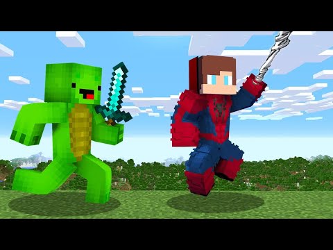 SPIDERMAN Speedrunner VS Hunter in Minecraft