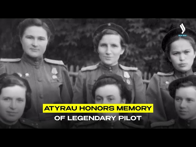 Atyrau honors memory of legendary pilot