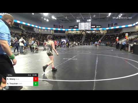 90 Lbs Prelims - Kasia Wong, Oklahoma Vs Aubrey Troutner, Chatfield Wrestling Club