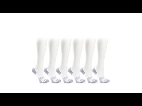 Copper Fit 6pair Unisex Copper Infused NoShow Socks