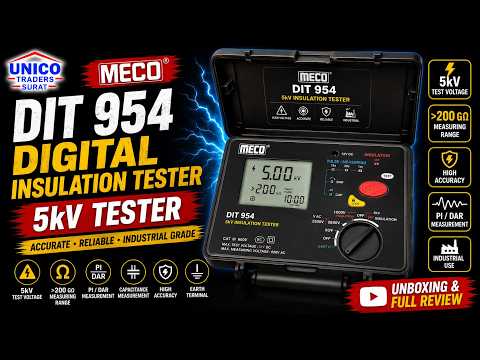 MECO DIT 954 5kV INSULATION TESTER