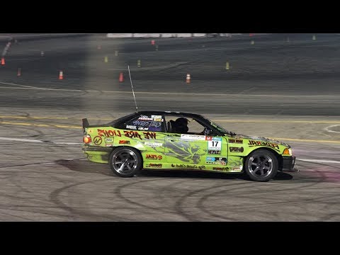 Rome Drift Practice at Irwindale Speedway testing Klutchwheels SLC2 18in wheels