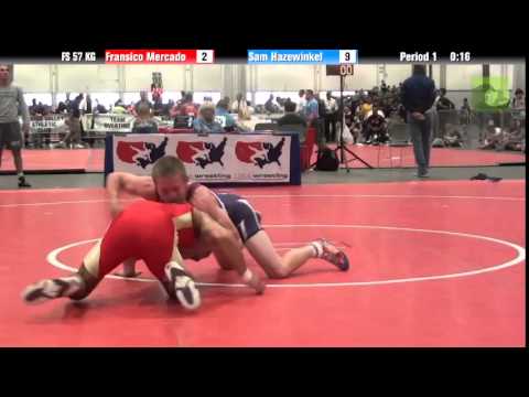 Mens FS FS 57 KG - Fransico Mercado vs. Sam Hazewinkel