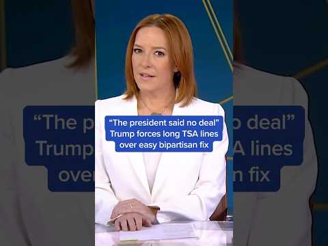 "The president said no deal": Trump forces long TSA lines over easy bipartisan fix