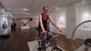 Riding The Dildo Bike at The Sex Museum NYC