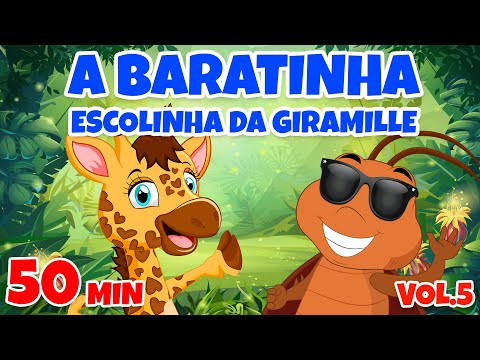 A Baratinha Escolinha da Giramille Vol. 5 - Giramille 50 min | Desenho Animado Musical