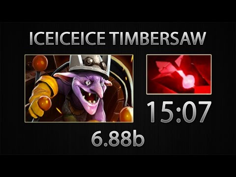 Dota 2 Timbersaw Fast Farm - iceiceice - Bloodstone - 15:07 [6.88b]