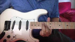 Screaming Jets - Shivers Gutair Solo Lesson