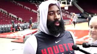 James Harden: &quot;Ultimate Goal Is Holding That Trophy. So Until We Do That, There&#39;s No Celebrations&quot;