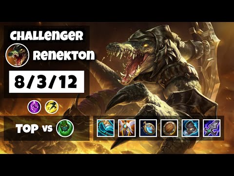 Renekton vs Zac OCE Challenger TOP (8/3/12) - v11.12
