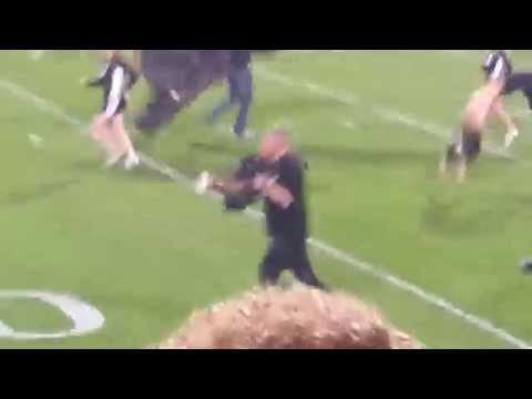 Cheerleader falls on her face! - CU x ASU (09/13/2014)