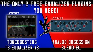 Video thumbnail for The Only 2 Free Equalizer Plugins You Need! - Analog Obsession BlendEQ and ToneBoosters EQ v3 by Matthew B. Carter