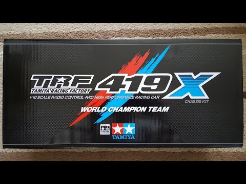 Tamiya TRF 419 X unboxing (#42301)