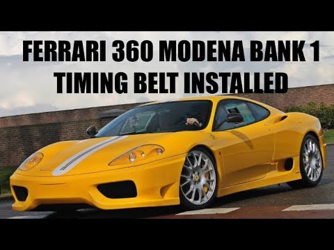 FERRARI 360 TIMING BELT BANK 1 INSTALLATION