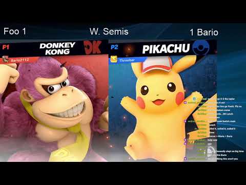CWA Wifi Weekly 43 - Bario (Donkey Kong, Bowser) vs Threebar (Pikachu) Winners Finals