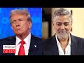 George Clooney Reacts To Donald Trump Saying He Should Get Out Of Politics THR News