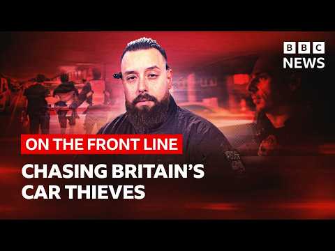 Inside the police battle against hi-tech car theft gangs | BBC News